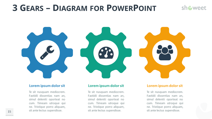 gears diagrams for powerpoint