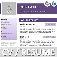 Powerpoint Designer Resume Page Minimalist Resume CV Template for PowerPoint