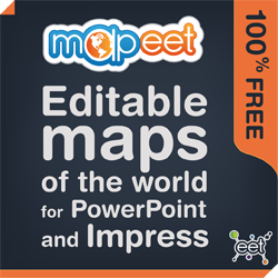Free maps for Powerpoint and Impress