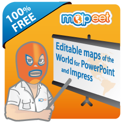 Free maps for Powerpoint and Impress