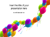 Balloons Free PowerPoint Template - Slide 01