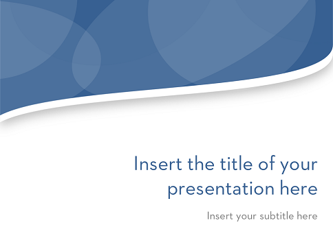 Clean Wavy Free Template For Powerpoint And Impress
