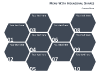Menu for PowerPoint With Hexagonal Shapes - slide1