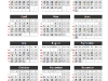 Simple Calendar 2014 for PowerPoint - slide3