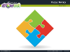 Matrix with Jigsaw Puzzle Pieces for PowerPoint-thumb1