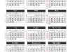 Simple Calendar 2013 for PowerPoint - slide1