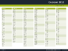 Calendars 2013 templates for PowerPoint - slide03