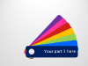 Color Fan Guide Menu for PowerPoint - slide2