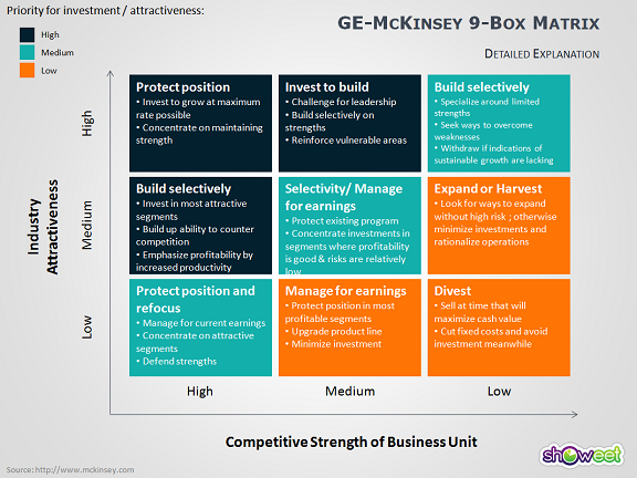 Image result for ge mckinsey matrix ppt