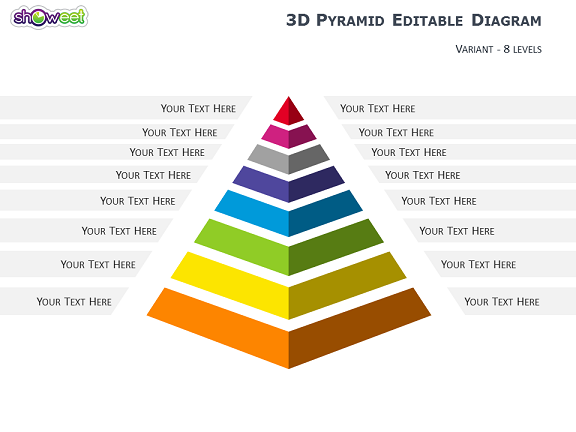 diagram levels maslow 8 for 3D Diagrams PowerPoint Pyramid diagram levels maslow 8 for 3D Diagrams PowerPoint Pyramid