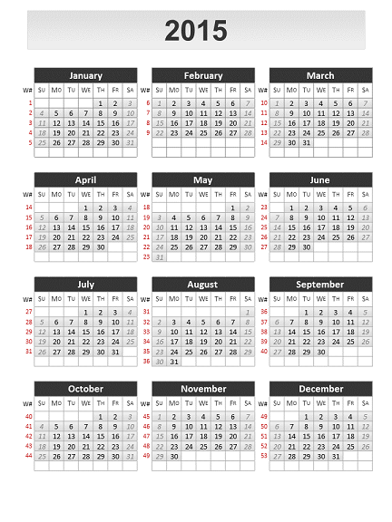 Calendar Template 2015 Powerpoint from www.showeet.com