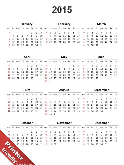 Calendar Template 2015 Powerpoint from www.showeet.com