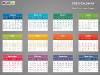 Colorful 2015 Calendar for PowerPoint-slide2