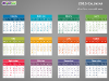 Colorful 2015 Calendar for PowerPoint-slide4