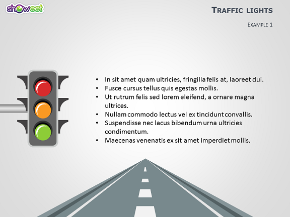 Powerpoint Stoplight Chart Template