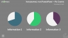 Simple pie-charts templates for PowerPoint