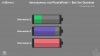 Infographics Batteries diagram template for PowerPoint