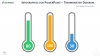 Infographics Thermometer diagram template for PowerPoint