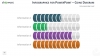 Infographics Coins diagram template for PowerPoint