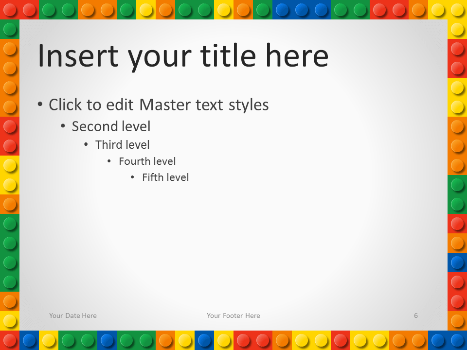 Free Lego PowerPoint Template - SlideBazaar