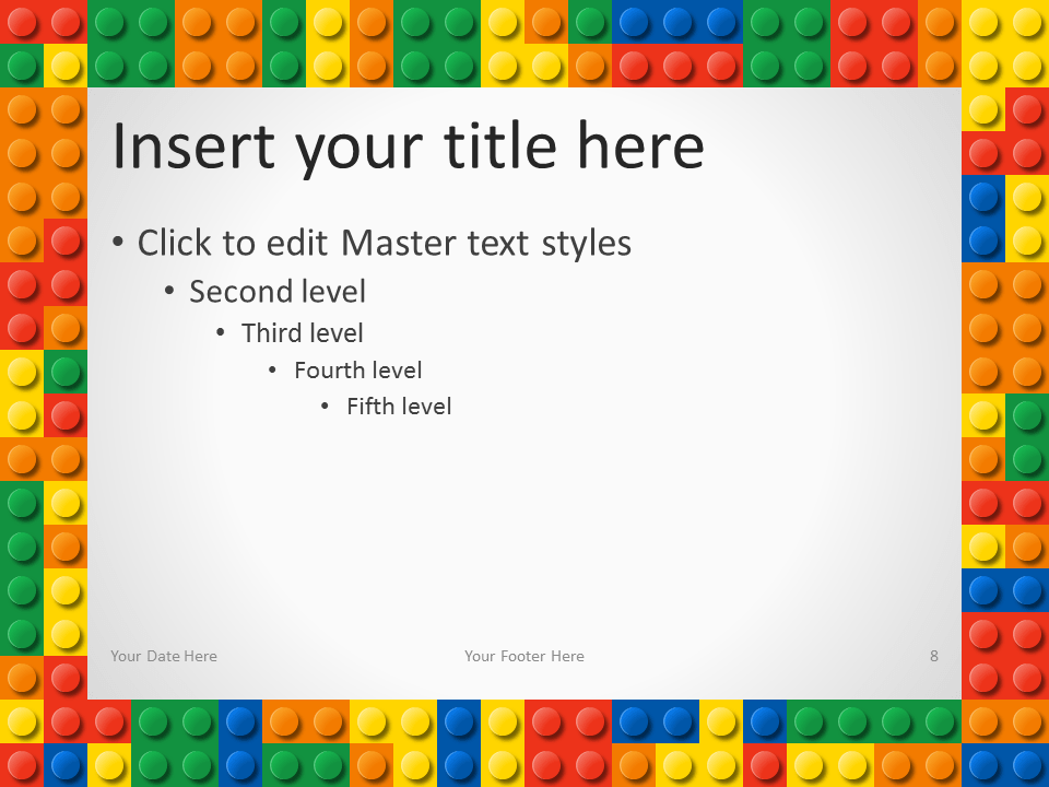 LEGO PowerPoint Template Showeet