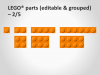 Lego PowerPoint Orange Bricks