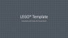Lego PowerPoint Baseplate 3 - Widescreen