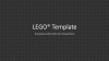 Lego PowerPoint Baseplate 5 - Widescreen