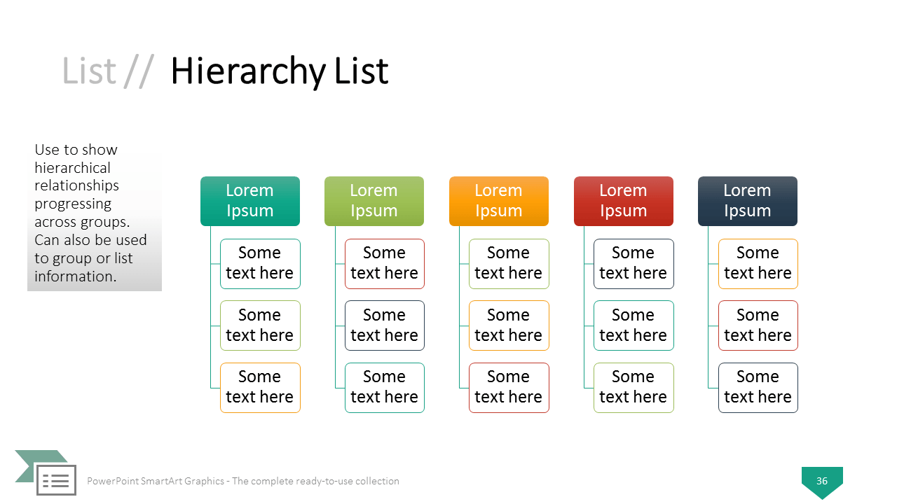 Smartart Hierarchy Templates