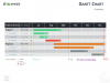 Gantt Chart for PowerPoint - 6 Months