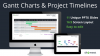 Gantt Charts and Project Timelines for PowerPoint (Widescreen)