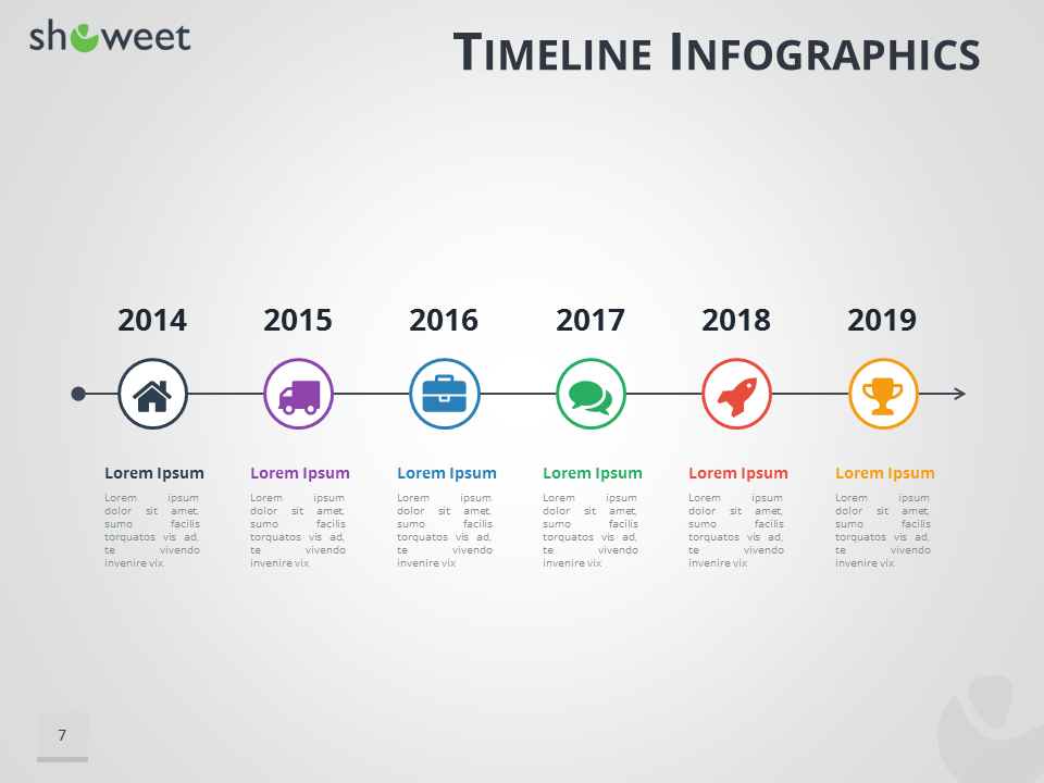 presentation timeline powerpoint template free