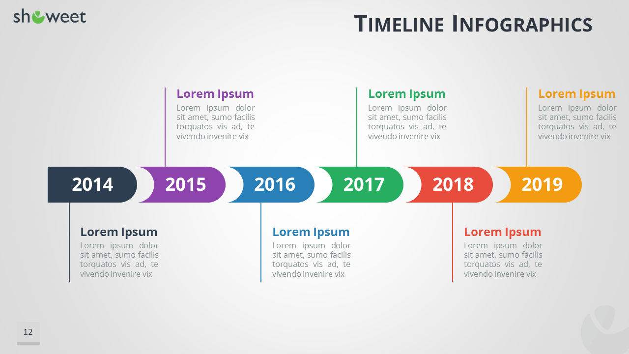 timeline infographics templates for powerpoint