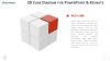 3D Cube Diagram for PowerPoint and Keynote - Red Cube - Widescreen