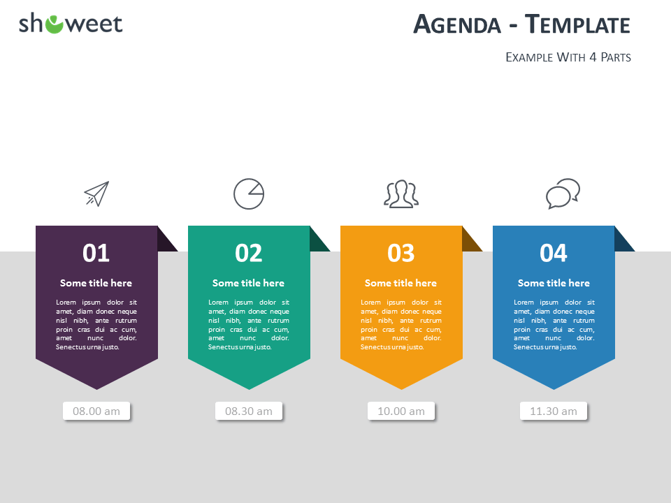 Table of Content Templates for PowerPoint and Keynote Showeet