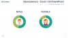 Demographics Doughnut Chart - Male and Female - PowerPoint