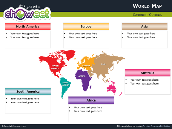 Powerpoint Map Chart