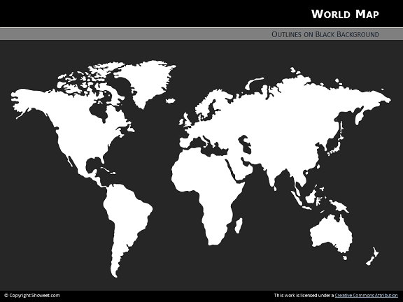 Carte Du Monde Pour Powerpoint