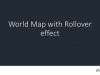 PowerPoint World Map with Rollover Effect (widescreen aspect ratio)