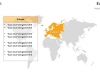 PowerPoint World Map with Rollover Effect - Europe