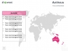 PowerPoint World Map with Rollover Effect - Australia