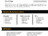 Black & Yellow CV Template for PowerPoint - slide2