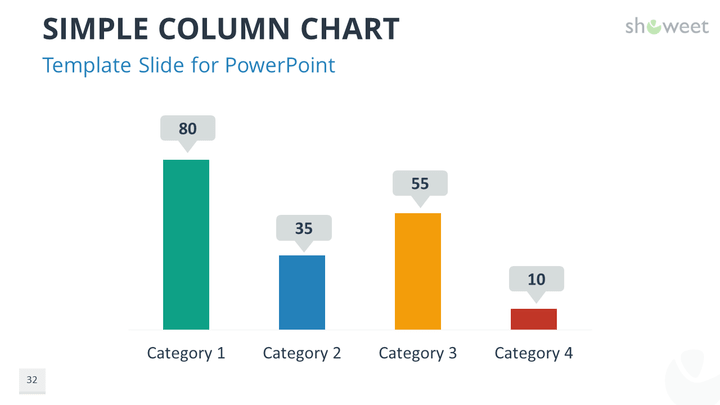 Simple Column Chart Powerpoint