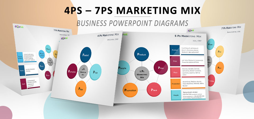 4P-7Ps marketing-mix template for powerpoint