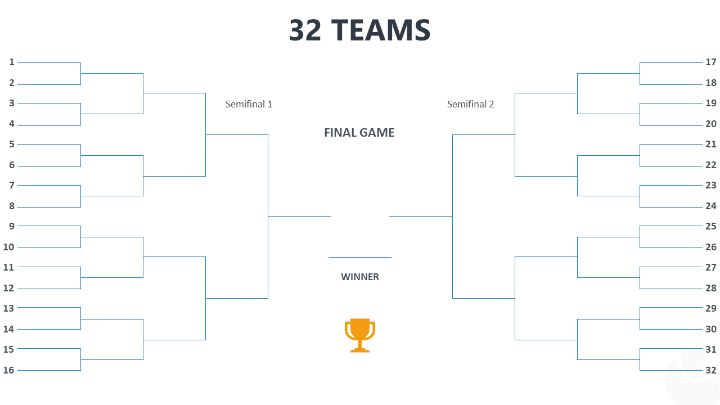 VOTANDO OTRA VEZ - Mejores discos de 2005 a 2009 - Vampire Weekend  45-Tournament-Bracket-PowerPoint-Template-2Sides-32Teams