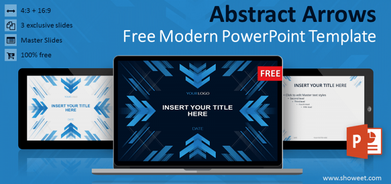 Free Abstract Arrows Modern PowerPoint Template