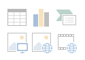 Dashboard PowerPoint Templates with Placeholder - Icons