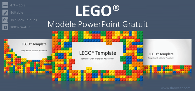 Modèle gratuit PowerPoint LEGO