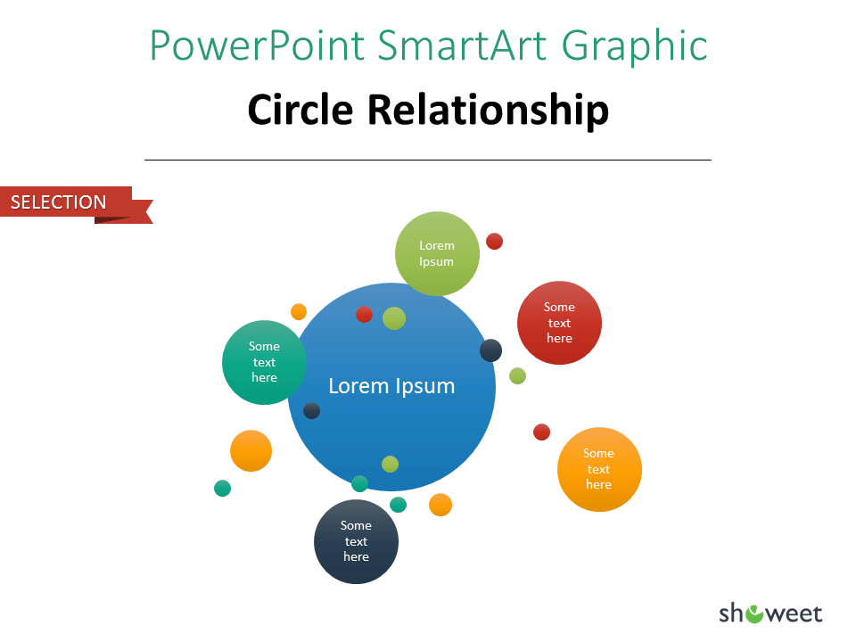 PowerPoint SmarArt Graphic - Circle Relationship