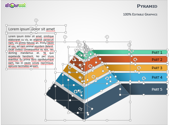 Pyramid infographics PowerPoint Diagram